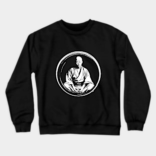 Wisdom's Echo Monk Crewneck Sweatshirt